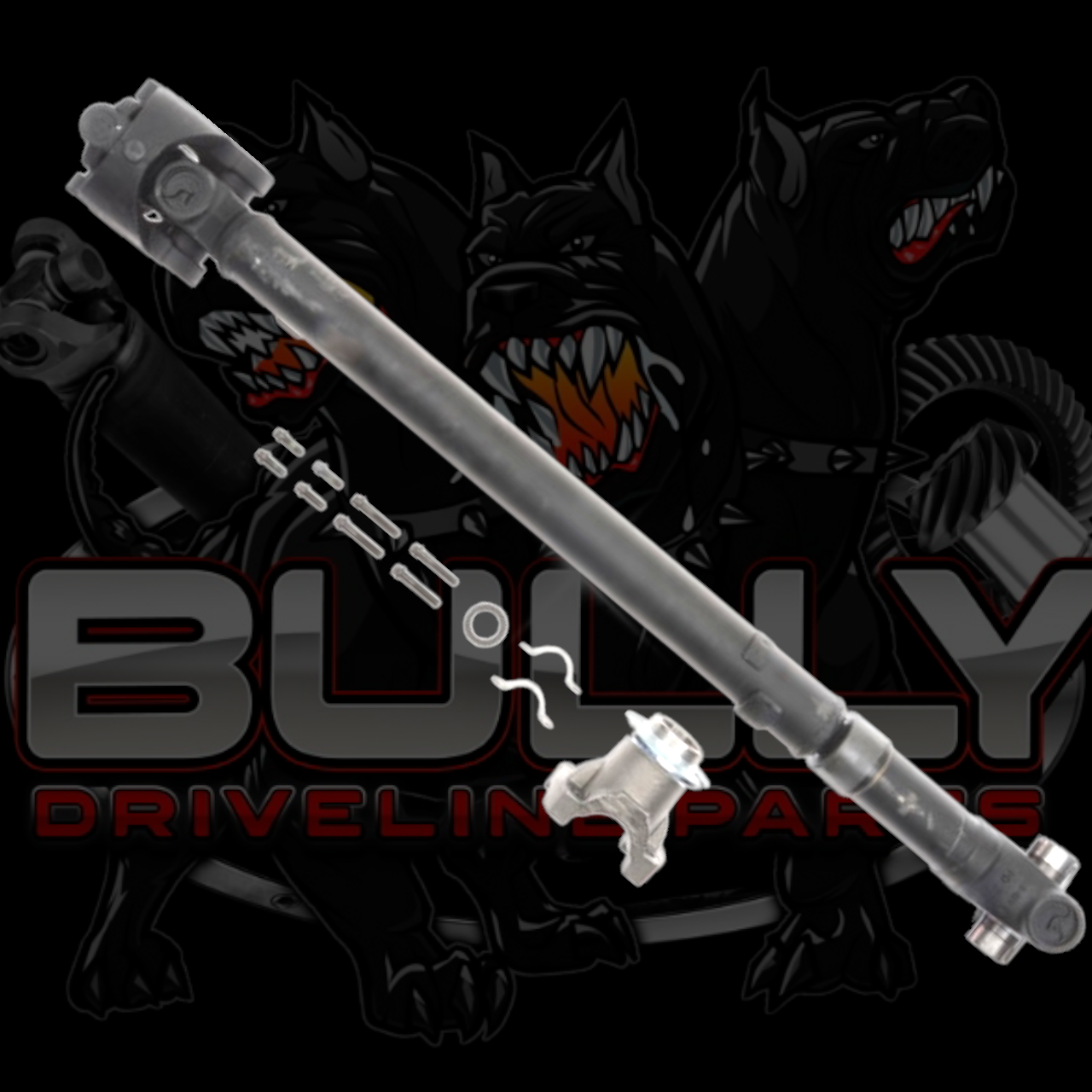 2020-2022 Jeep Gladiator JT Rubicon with Ultimate Dana 60 axles Spicer 1350 Heavy Duty Front Driveshaft