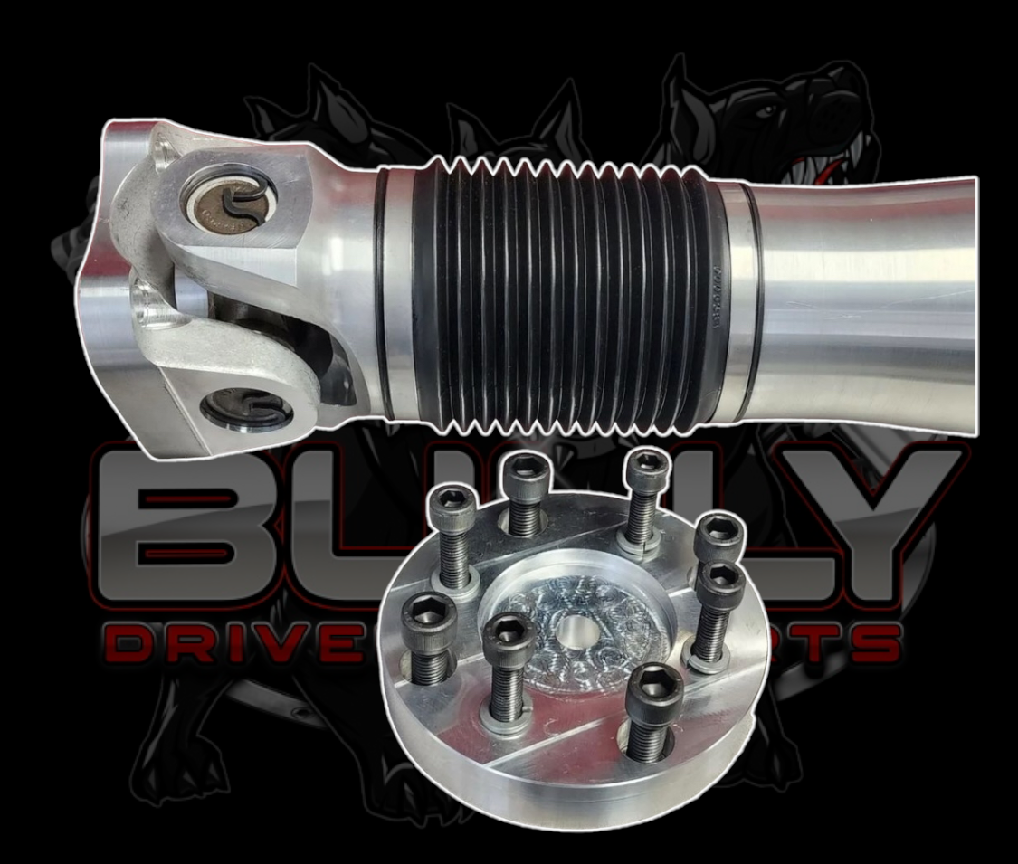 2008-2014 Dodge Challenger SRT8 HD 1 Piece Driveshaft with front Adapter for 4 Bolt Output