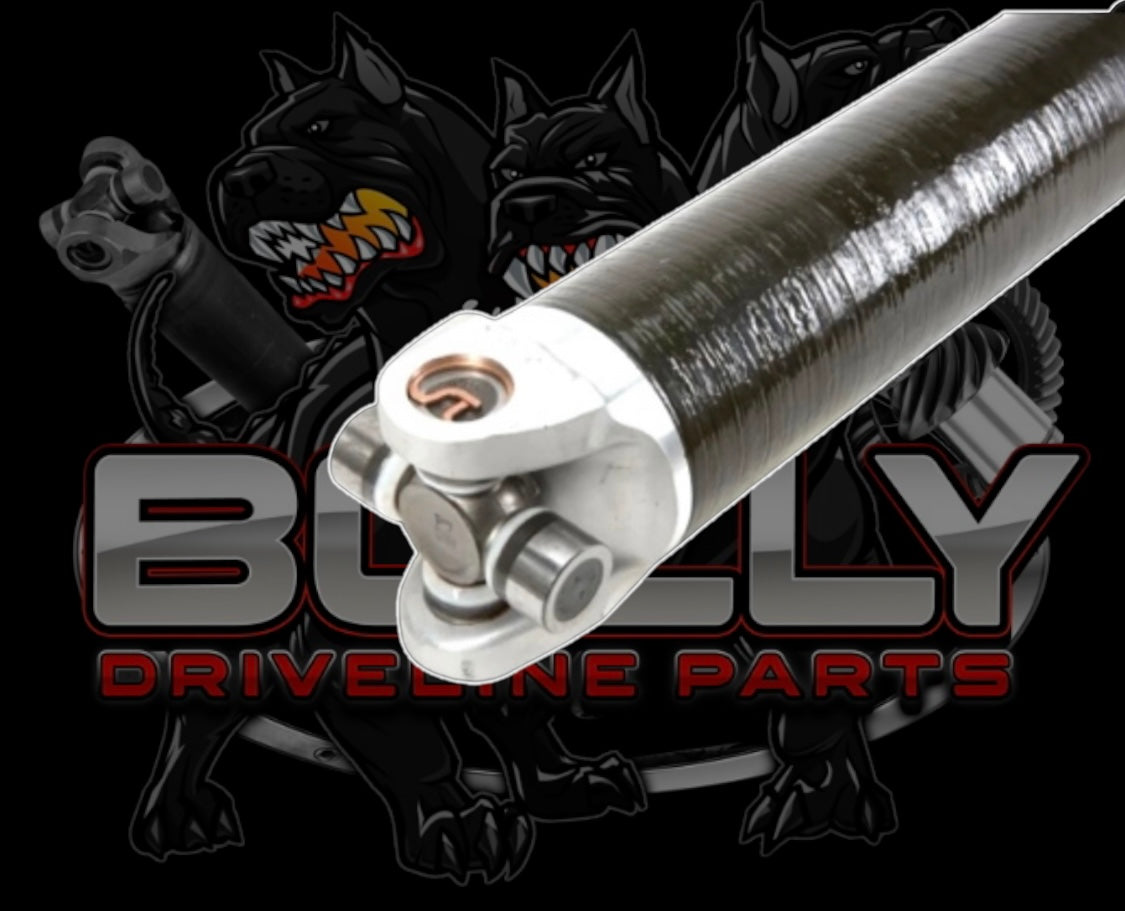 Custom Length Made to Order Carbon Fiber HD Driveshaft with Chromoly Transmisson Slip Yoke