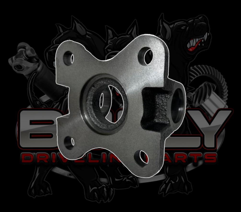 Ford 8.8 and 9.75 Flange Yoke for all years. Square Bolt Pattern with 2” Pilot
