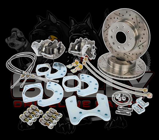 Ford 9 in. Passenger Car Rear Disc Brake Conversion Kit [Premium with Parking Brake]