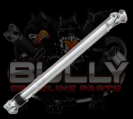 2011-2014 Ford Mustang GT 3.5" 1350 Series Aluminum Slip Shaft with solid cross non-greaseable U-Joints and hardware